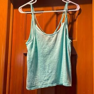alo yoga Turquoise tank top Small good condition